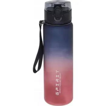 Sportovní láhev/lahev na pití 1L s páskem, šedá