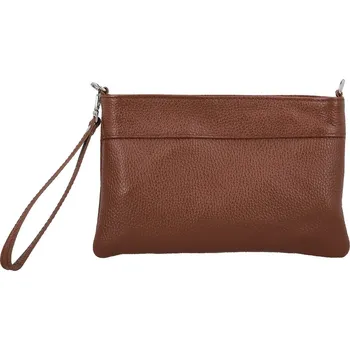 Kabelka Módní dámská kožená mini crossbody kabelka Kaliopi, hnědá