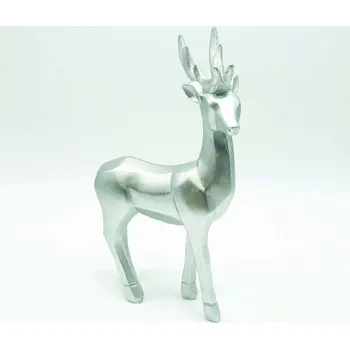 Vánoční dekorace ACA Lighting dekorace sob stříbrná 25cm X156715