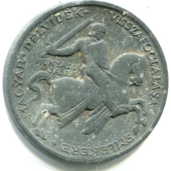 MAĎARSKO. Pamětní medaile na znovuzískání jižního Maďarska. János Hunyady. 1941.