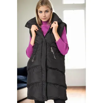 Z9743 DEWBERRY WOMEN'S VEST-BLACK dewberry černá | fuchsiová 3464417