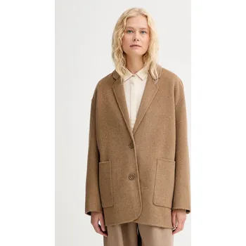 Dámský kabát Kabát s vlnou Sessun 25113004 hnědá 82A, vel. XS
