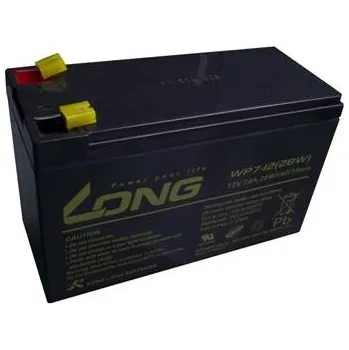 Záložní baterie Long 12V 7Ah olověný akumulátor F1