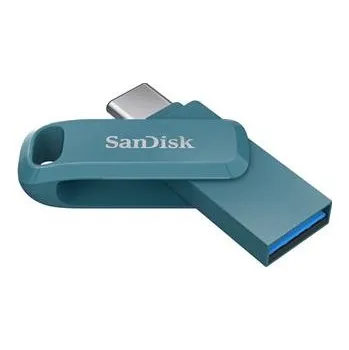 USB flash disk SanDisk Flash Disk 128GB Ultra Dual Drive Go, Modrá