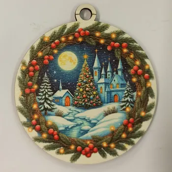 Vánoční dekorace Vánoční výřez baňka - vánoční obrázek č.4