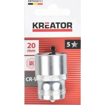 Gola hlavice Nástrčná hlavice (ořech) 20mm 1/2" Kreator KRTH30711