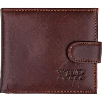 Wild Horse peněženka z přírodní lícové kůže hnědá - muž
