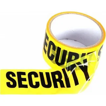 Dětská zábrana Páska security žlutá zábrana