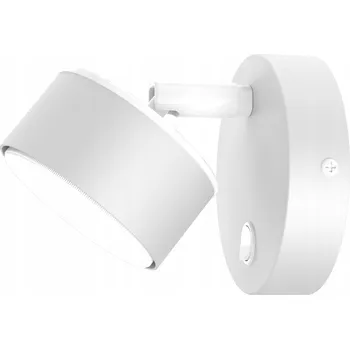 Nástěnné svítidlo NÁSTĚNNÁ LAMPA SE SPÍNAČEM LED STROPNÍ REFLEKTOR BÍLÁ GX53 POLSKO