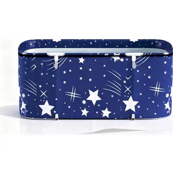 Obraz PŘENOSNÁ SKLÁDACÍ VANA PRO DOSPĚLÉ DOMÁCÍ LÁZNĚ A OTUŽOVÁNÍ