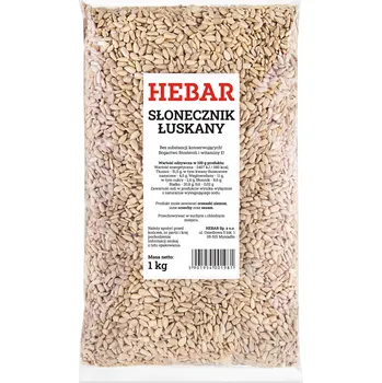 Slunečnicová semínka Hebar 1000 g