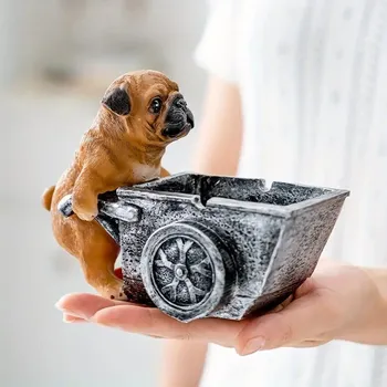 Popelník BAF Popelník se psem Mopsem