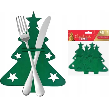 Příbor Pouzdro na příbory Stromeček, 16,5x20,5 cm, 4 ks