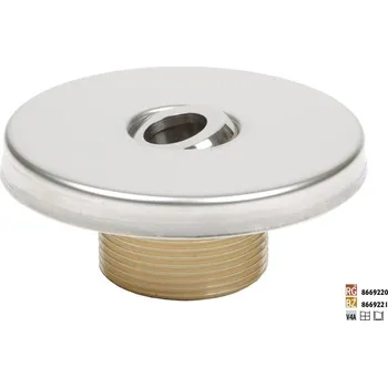 Hugo Lahme hydromasážní tryska s jedním otvorem, vnější závit 1 1/2“, bronz, pro fóliové a keramické bazény