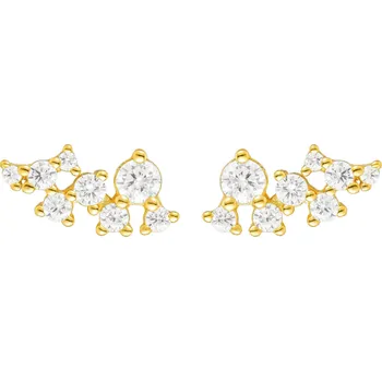 Náušnice Olivie Stříbrné náušnice NĚŽNOST GOLD 8800 Ag 925; ≤2,0 g.