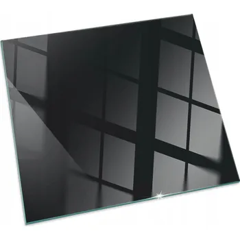 Obraz Ochranná Deska z Sklo Pod Kamna, Barva Tmavě Grafitová, Čtvercová, 60x60 cm
