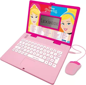 Výuková hračka Lexibook Francouzsko-anglický vzdělávací notebook - Disney Princezny