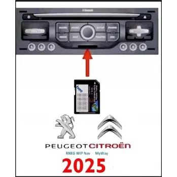 IP kamera MAPA PRO NAVIGACI GPS KARTA RNEG MYWAY WIP NAV CITROEN PEUGEOT 2025