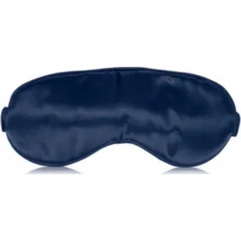 Škraboška na spaní Elitní modrá hedvábná maska na spaní