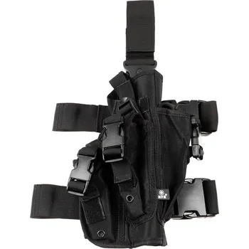 Airsoft Pouzdro pistolové STEHENNÍ PROFI Černé
