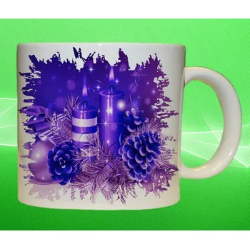 Vánoční hrnek vzor 18 objem 550 ml (Hrneček s vánočním motivem Veselé vánoce)