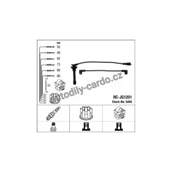 Zapalovací kabel Sada kabelů pro zapalování NGK RC-JG1201 - JAGUAR