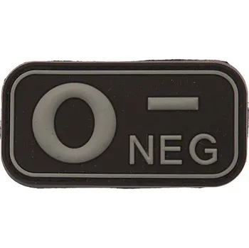 Nášivka Nášivka 3D PVC 0- negative