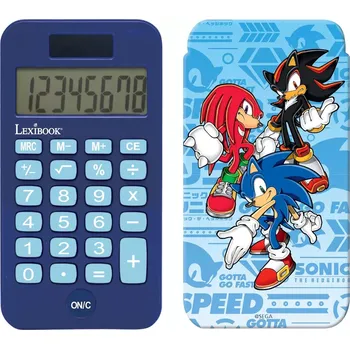 Kalkulačka Lexibook Kapesní kalkulačka - Sonic