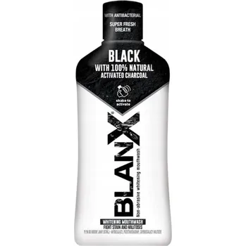Ústní voda BlanX Black Bělící ústní voda s aktivním uhlím 500 ml