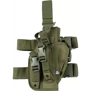 Airsoft Pouzdro pistolové STEHENNÍ PROFI Olivové