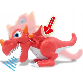 Hračka pro nejmenší Interaktivní Megazaur pro nejmenší hračka se světlem a zvukem Dragon-i Toys