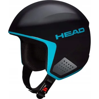 Juniorská závodní lyžařská helma HEAD Downforce JR Černá S (54-55 cm)