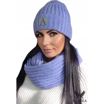 Čepice Kamea sada čepice a nákrčník (rolák) univerzální velikost modrá