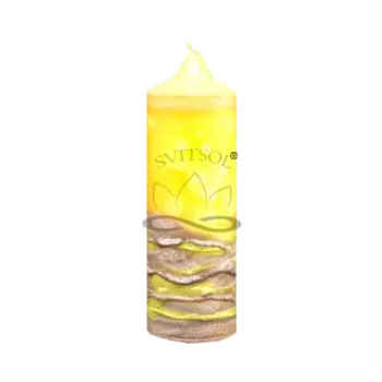 Svíčka Válcová svíčka střední Citronella SVITSOL | Ruční výroba | Od...