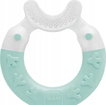 MAM Kousátko a kartáček Bite & Brush 3m+ Tyrkysové 1 ks
