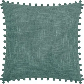 Polštář POLŠTÁŘ DO OBÝVACÍHO POKOJE LOŽNICE 40 x 40 BAVLNĚNÝ OZDOBNÝ ZELENÝ