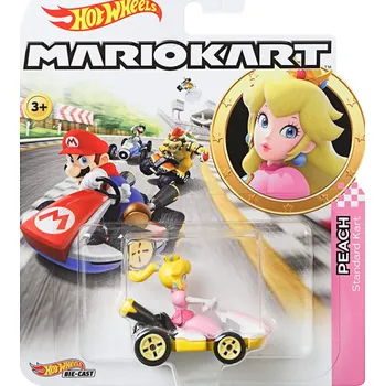 auto na autodráhu Hot Wheels Mario Kart Princess Peach Standard Kart