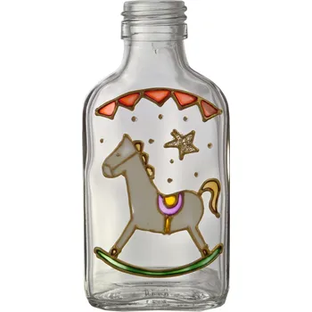 Láhev Láhev Taschen - 0.10 bezbarevná ST + malovaný koník