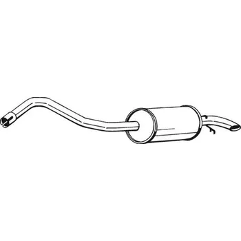 Tlumič výfuku Zadní tlumič výfuku BOSAL 154-979