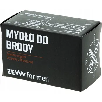 Péče o vousy ZEW for men - Mýdlo na vousy s dřevěným uhlím
