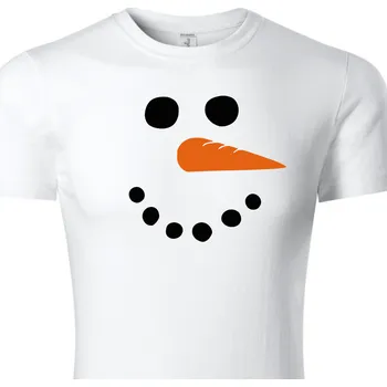 Chlapecké tričko Fenomeno Dětské tričko Sněhulák - bílé Velikost: 134 cm/ 8 let
