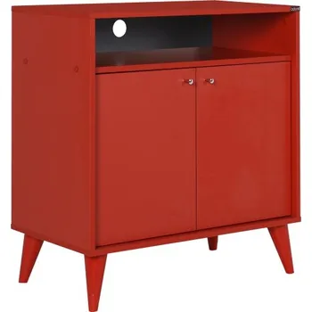 Komoda Komoda SACABAYA, červená + PROVĚŘENO zákazníky + vyzvednutí ZDARMA