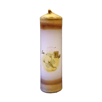 Svíčka Válcová vonná svíčka Štír – vanilka, 130g, Královské Poříčí