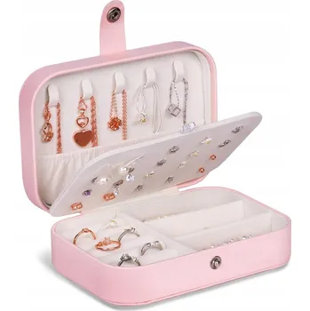 Příslušenství pro čtečku elektronické knihy Krabička na uložení šperků EdiBazzar růžová s prostorem pro náušnice