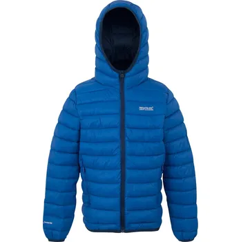 Chlapecká bunda Dětská bunda Regatta Junior Hooded Marizion Dětská velikost: 98-104 / Barva: modrá/bílá