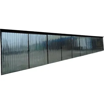 Přístřešek na auto 71. Plechová garáž 15 x 6 m