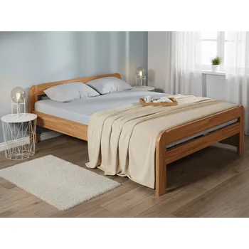 Postel Manželská postel Marko Rozměr: 140x200, Odstín: Olše