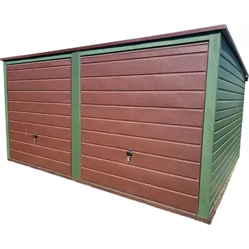 Garážová vrata 10T. Plechová garáž 6 x 5 výklopná vrata