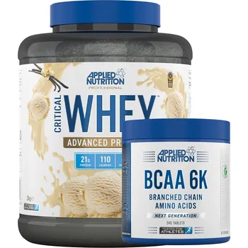 Protein Applied Nutrition Critical Whey Protein 2000 g + Dárek Příchuť: čokoládový milkshake, Balení (g): 2000 g + BCAA 300 tablet ZDARMA!
