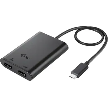 USB hub i-tec USB-C Dual 4K/60Hz (single 8K/30Hz) HDMI Video Adapter